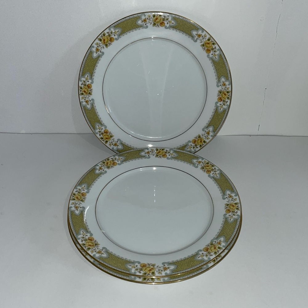 Noritake Autumn Rose Nitto Ware 2007 Dinner Plates X3 Replacement China